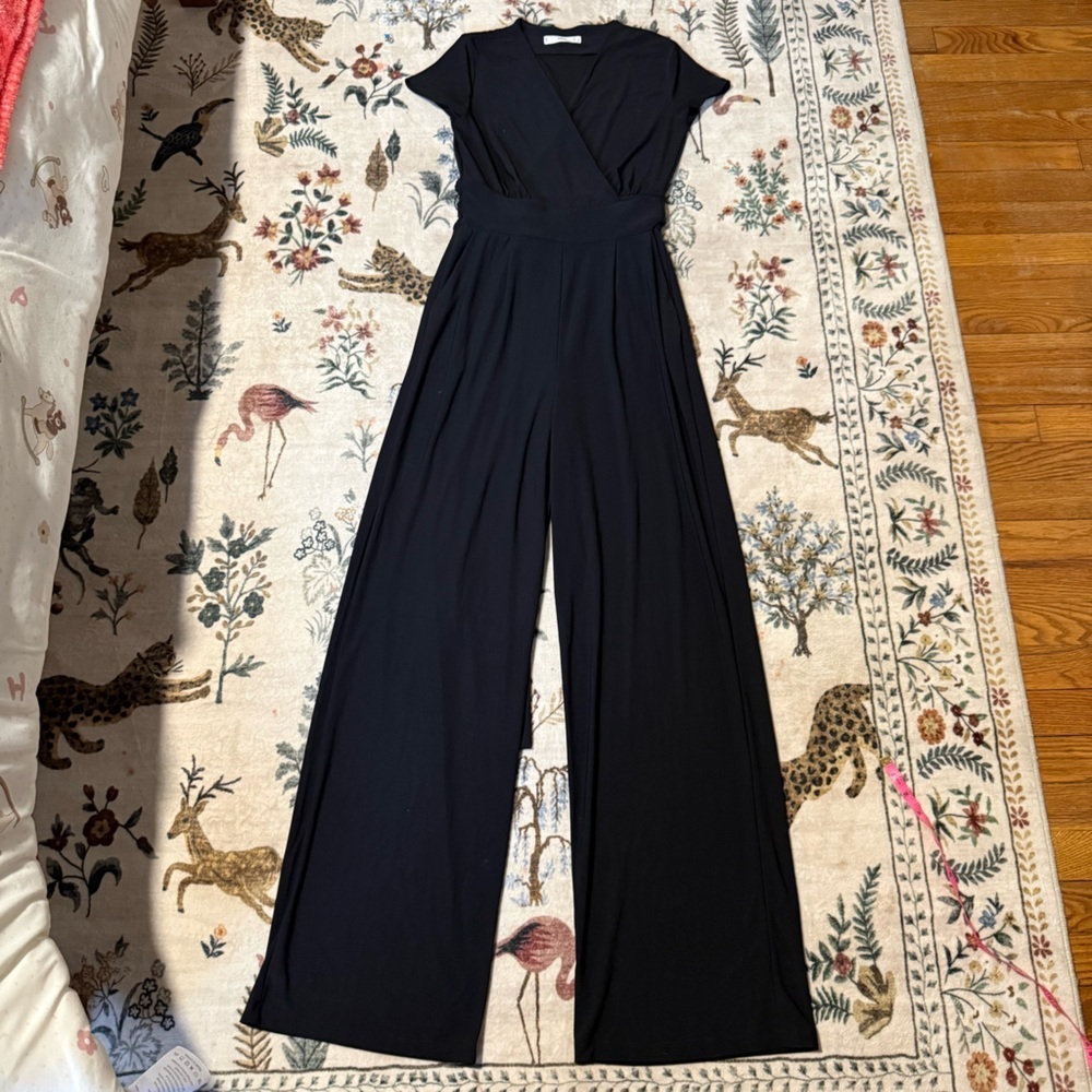 Mango Classic Black jumpsuit S